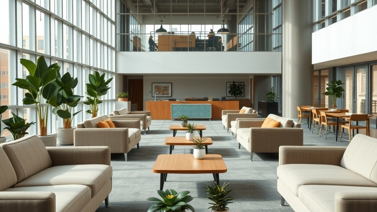 Espacio de integración y lounge para estudiantes en Buenos Aires